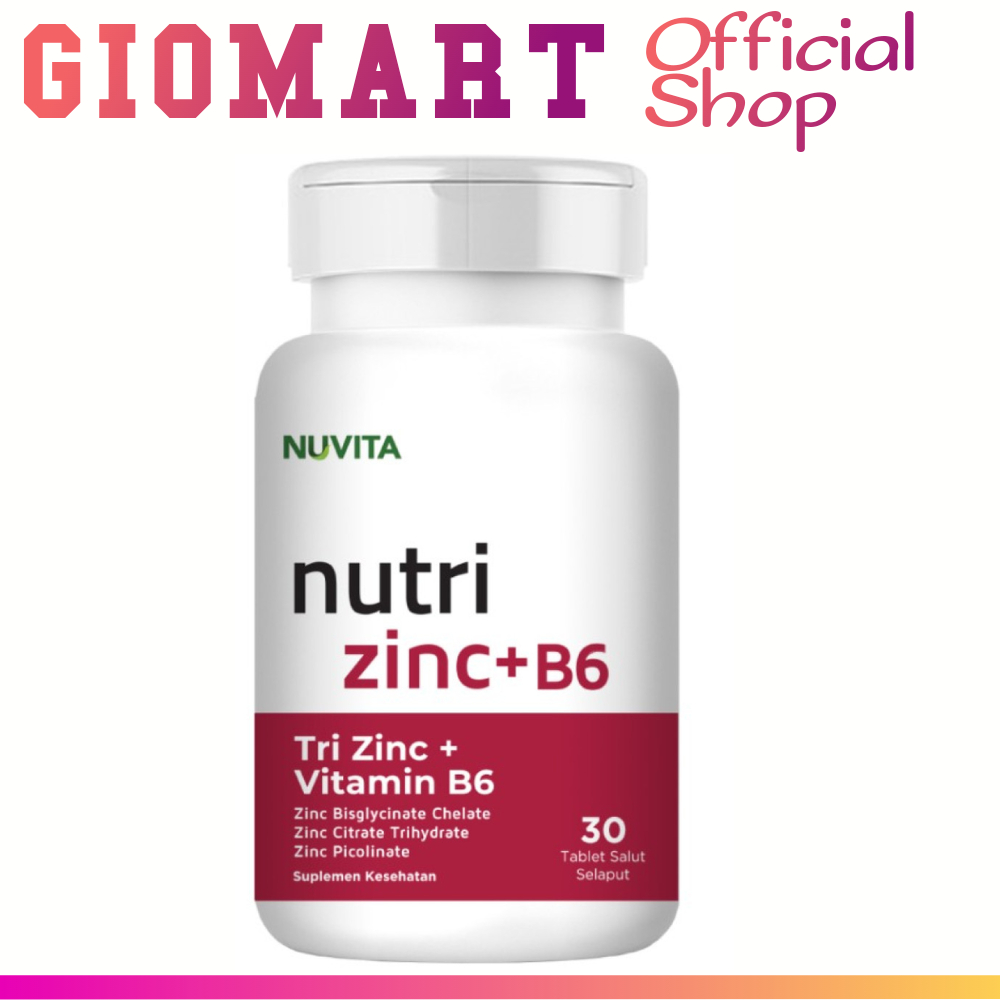 Nuvita Tri Zinc + Vitamin B6 30 Kapsul