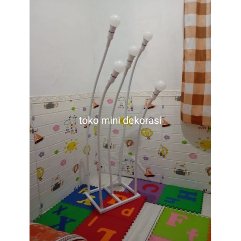 STANDING LAMPU DEKORASI,STANDING JALAN ,DEKORASI PELAMINAN,DEKORASI LAMARAN