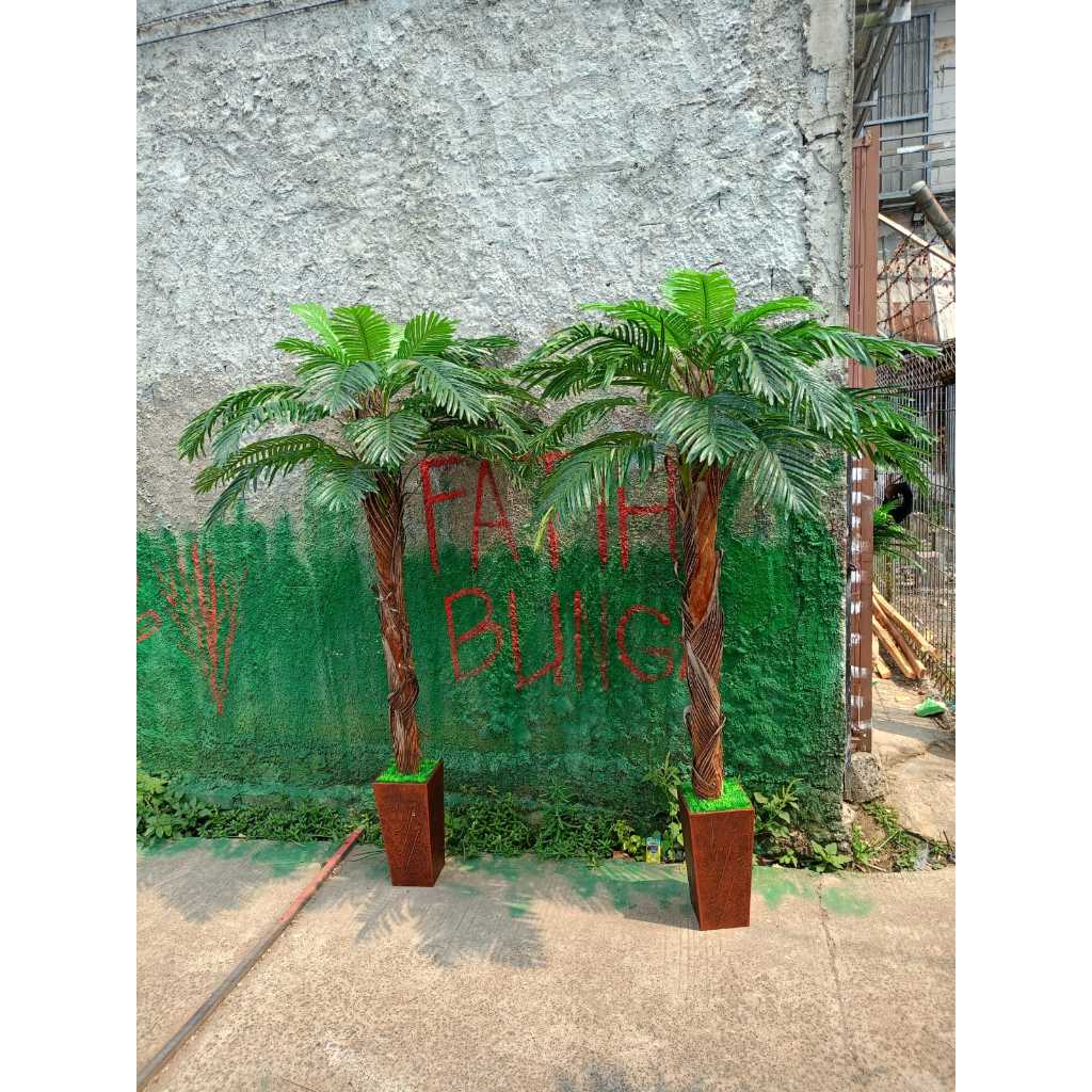 Pohon Palem Artificial// Pohon Palem Hias Tinggi 2 meter