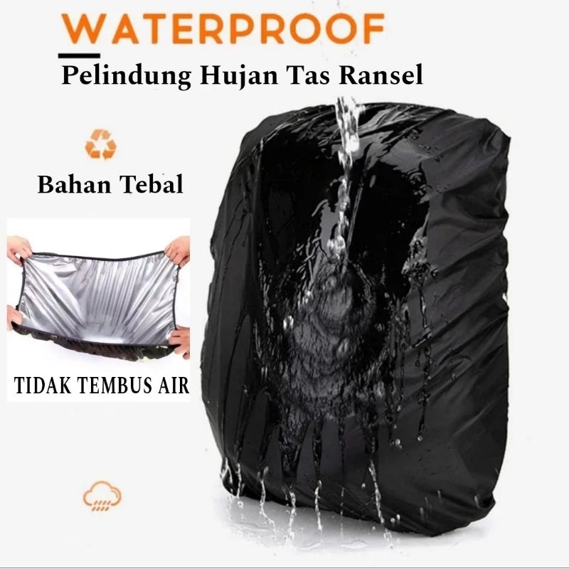 Jas Hujan Tas Ransel Mantel Tas Rain Cover Tas Pelindung Hujan Tas Raincover Raincoat