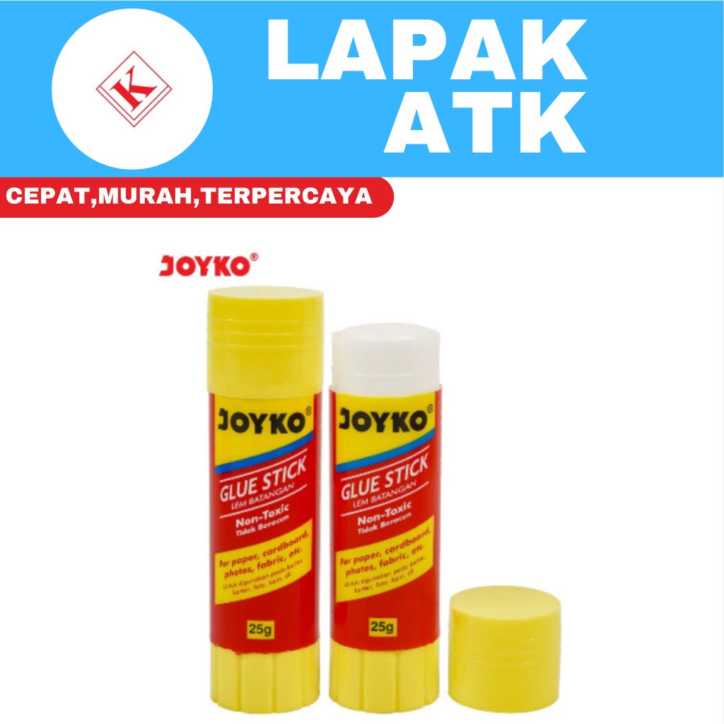 

GLUE stick JOYKO 25 GR LEM KERTAS / LEM PUTAR / LEM STIK ++