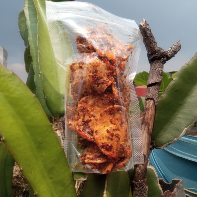 

Keripik basreng Chili oil