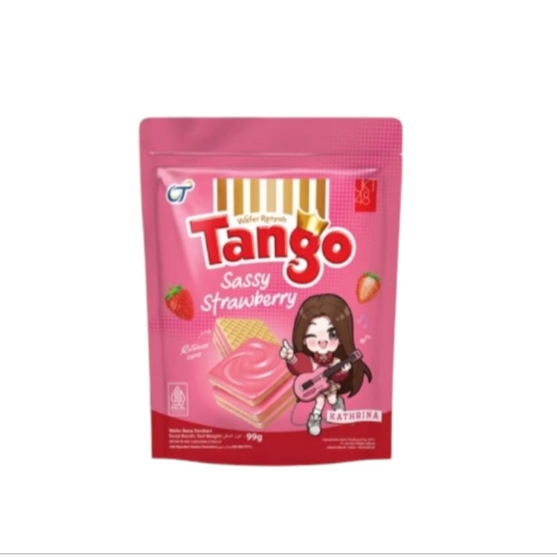 

Tango Wafer Sassy Strawberry Pouch 99g Exclusive JKT48