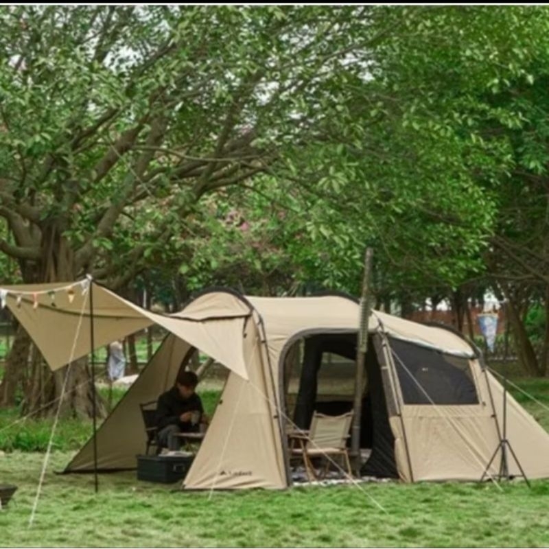 LANDWOLF NEW VERSION Tenda Tunnel Camping [Bukan Eclipta]