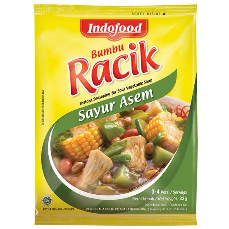 

bumbu racik sayur asem indofood