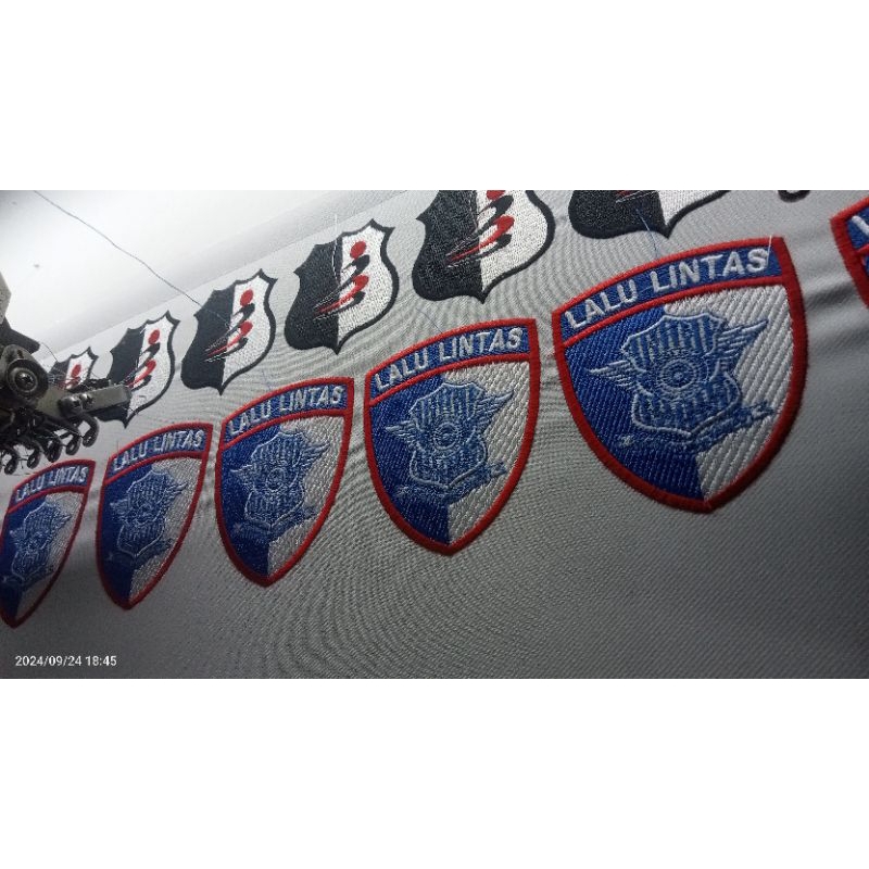 BORDIR POLISI LALU LINTAS TERBARU BIASA