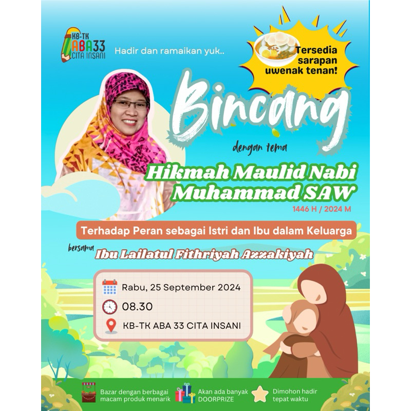 DESAIN FLYER UNDANGAN ACARA