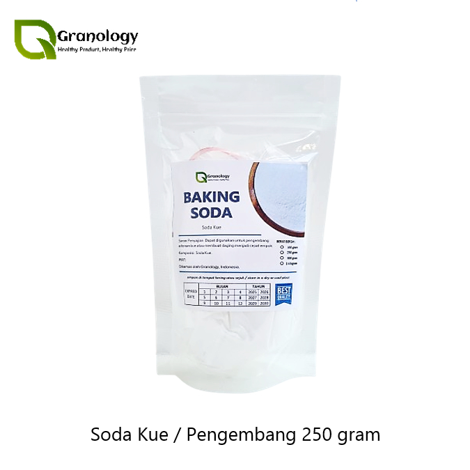 

Baking Soda / Soda Kue / Sodium Bikarbonat (250 gram) by Granology