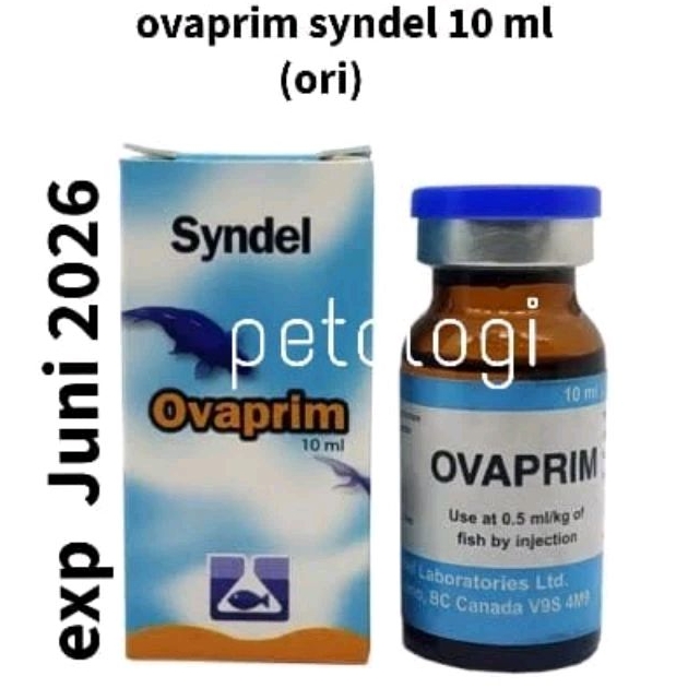 Ovaprim Syndel 10 ml Hormon Obat Pemijahan Ikan Hias Aquarium