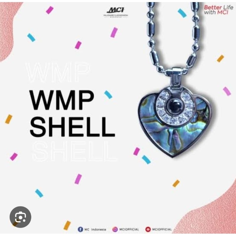 kalung WMP love Shell mci ori