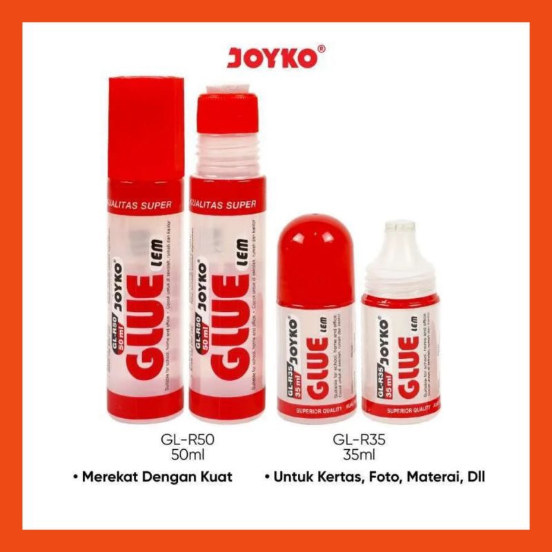 

Bism Liquid Glue Lem Cair Joyko GL-R35 35 ml dan 50 ml