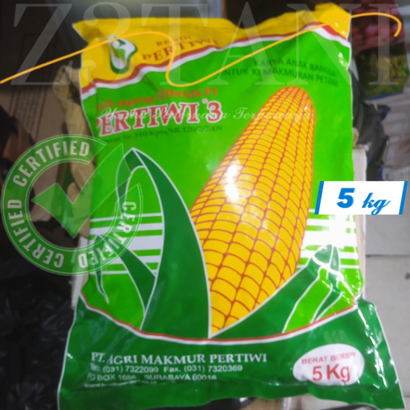 Benih Jagung PERTIWI 3 Kemasan 5 kg Original Pabrik