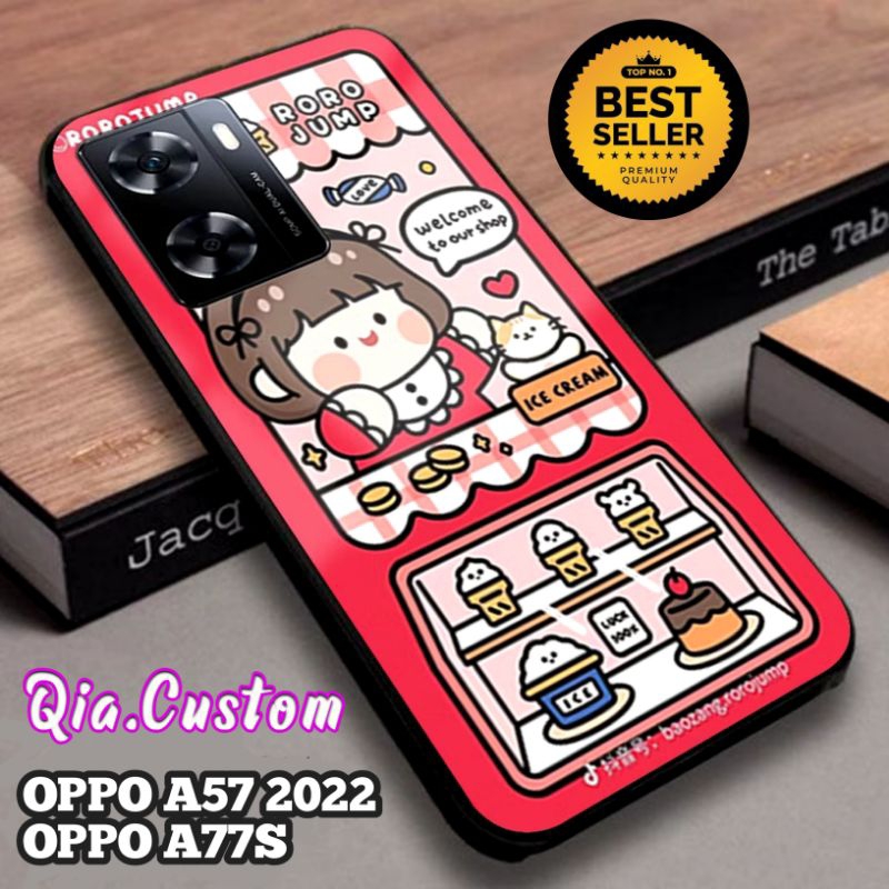 Promo COD Case Oppo A57 2022 / Oppo A77S Terbaru Fashion Gambar Cartoon Motif Aesthetic  Casing Hp C