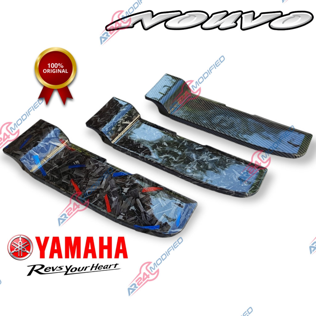 Cover Tutup Tatakan Atas CVT Nouvo Z Lele Carbon WTP Karbon Celup Original