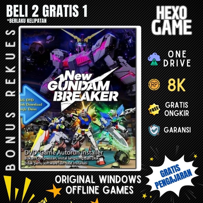 New Gundam Breaker - PC  Game Fight Adv - Google Drive - LINK DOWNLOAD - GAME LAPTOP - GAME KOMPUTER
