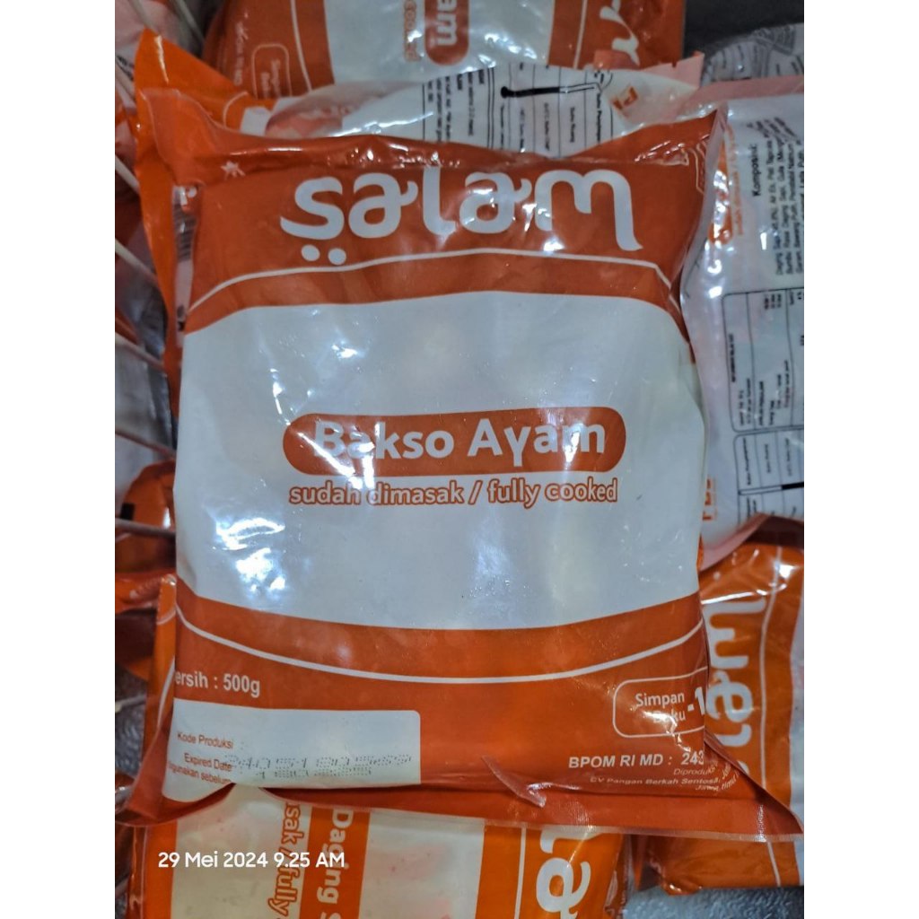 

Salam Bakso Ayam Kerikil 500 gr isi 100