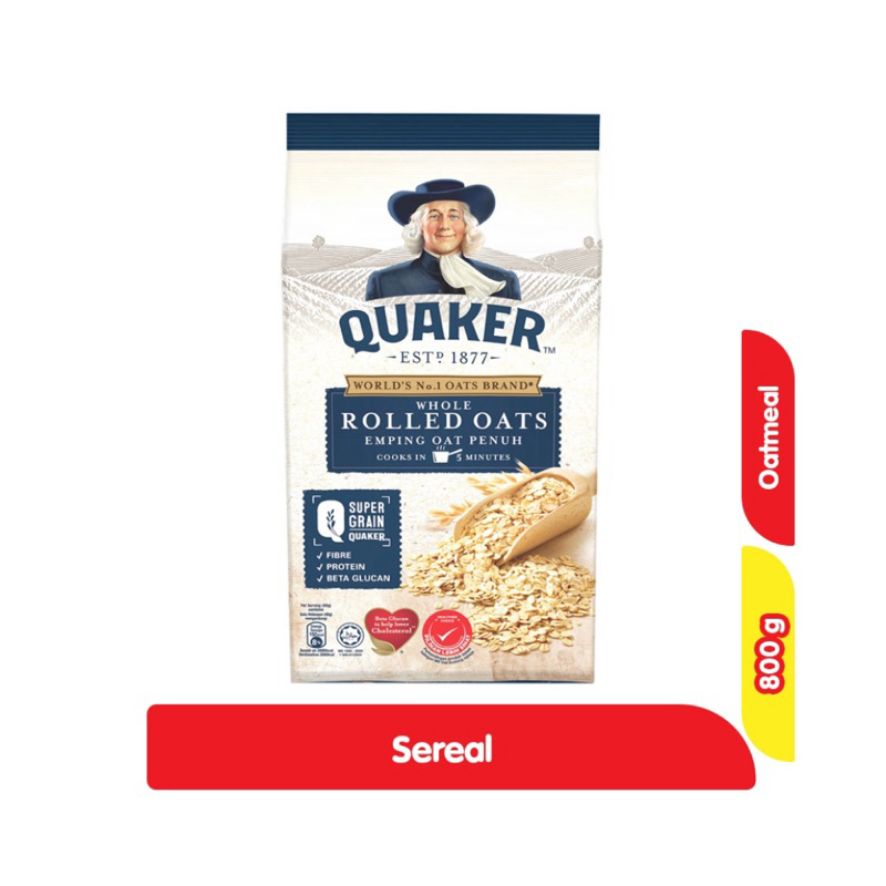 

Quaker Rolled Oats 800 gram