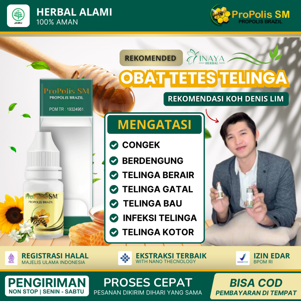 Obat Telinga, Pembersih Kotoran Telinga Anak dan Dewasa, Obat Telinga Gatal, Obat Telinga Congek, Ob