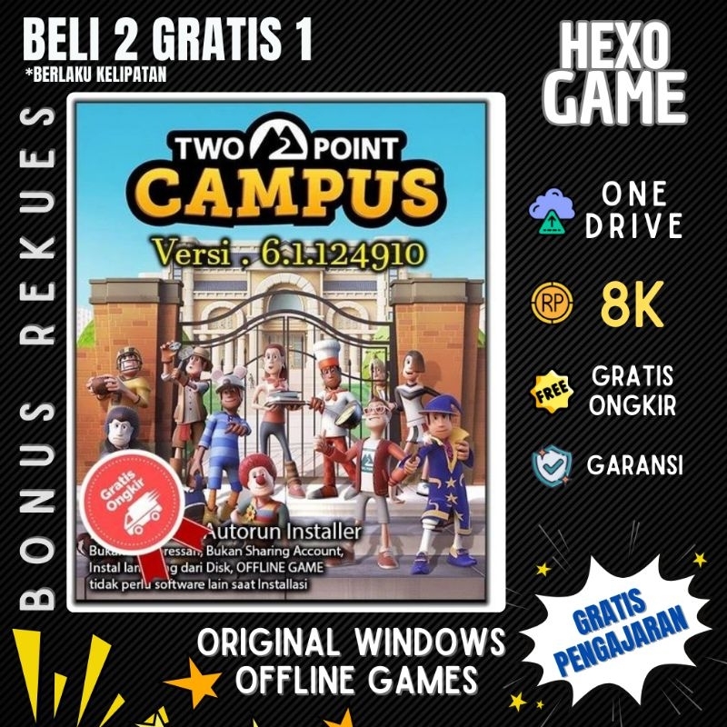 Two Point Campus - PC  Game Sim - Google Drive - LINK DOWNLOAD - GAME LAPTOP - GAME KOMPUTER
