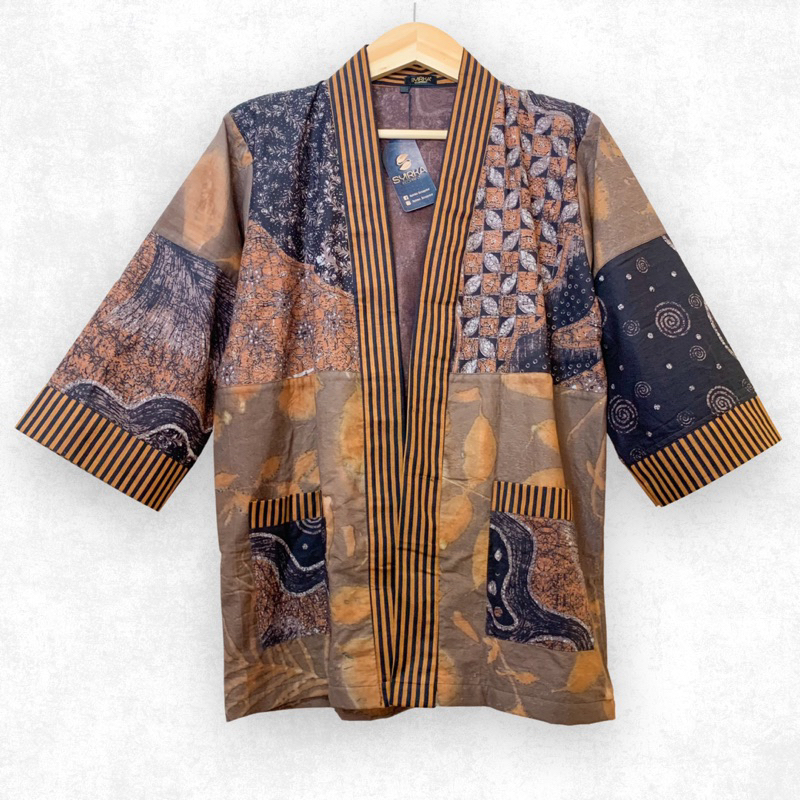 Sekala Outer Ecoprint Batik Outer Pria