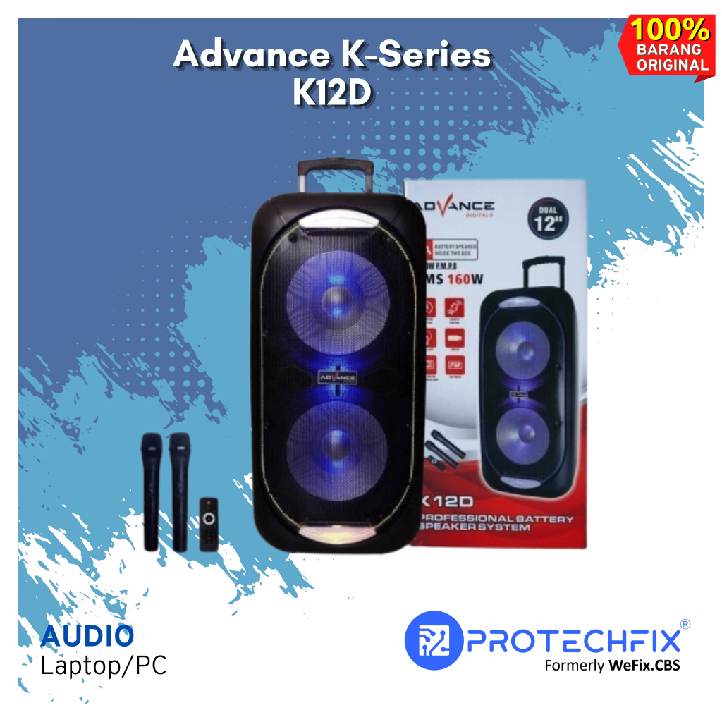 Speaker Advance K12D Bluetooth Portable