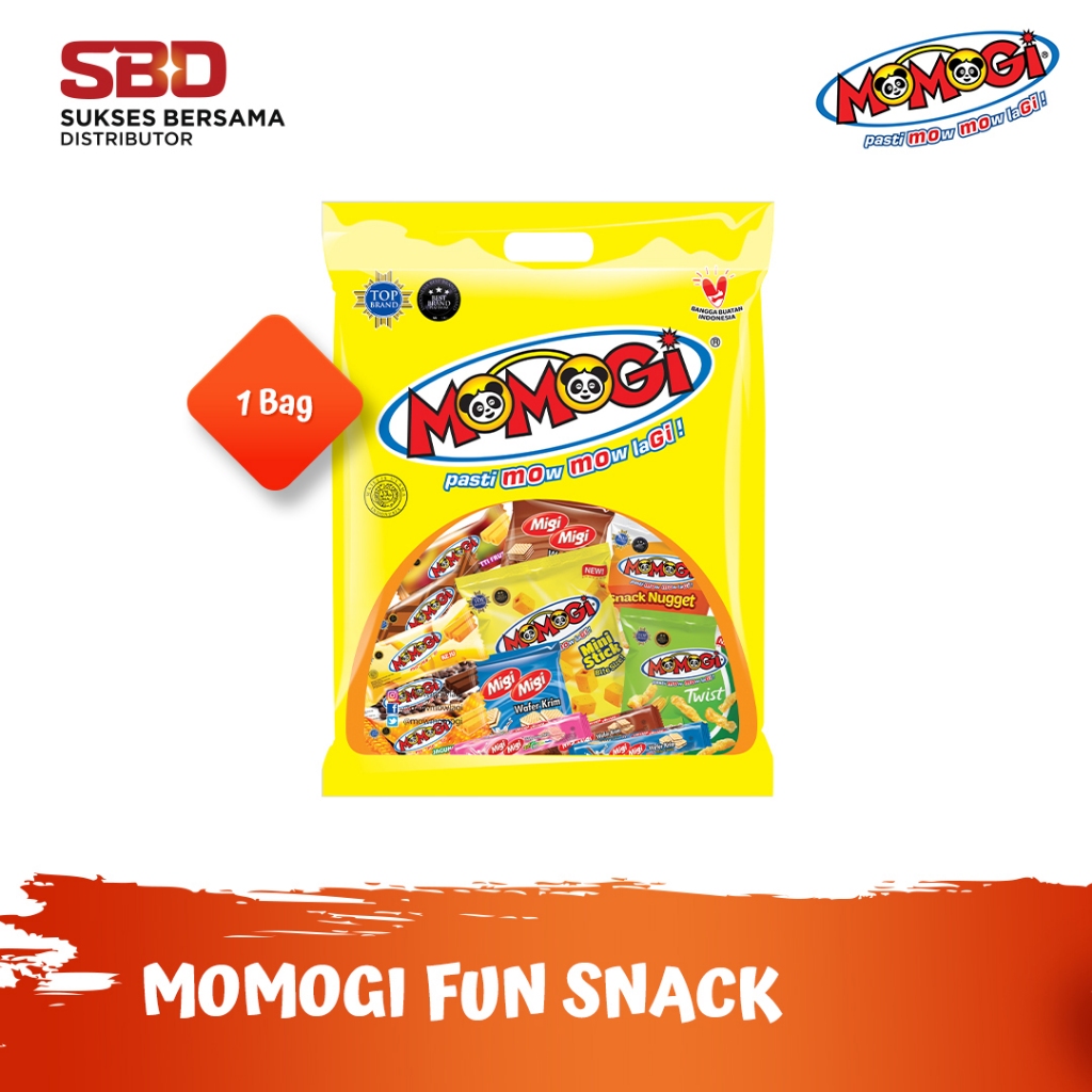 

Momogi Fun Snack Party Size / Paket Ulang Tahun - 1 Pack