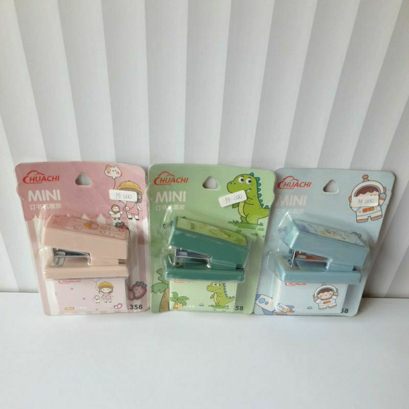 

(bukan grosir) [Aesthetic by fss.id] steples mini/stapler/stepler lucu