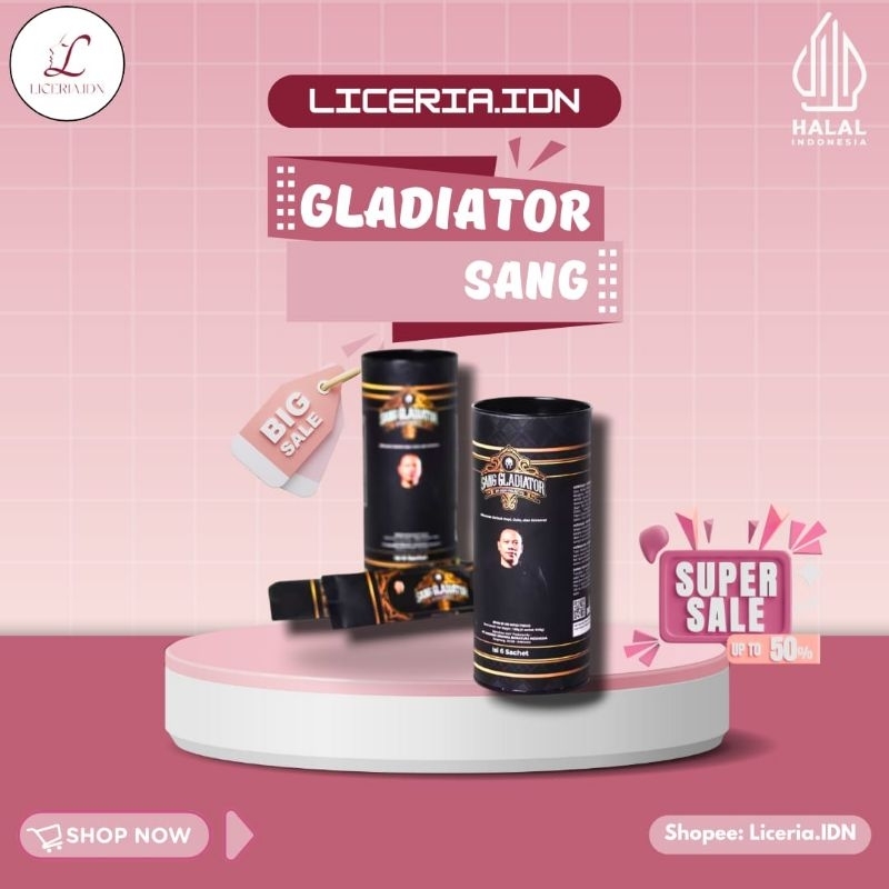 

Sang Gladiator coffee original bpom kopi herbal stamina pria