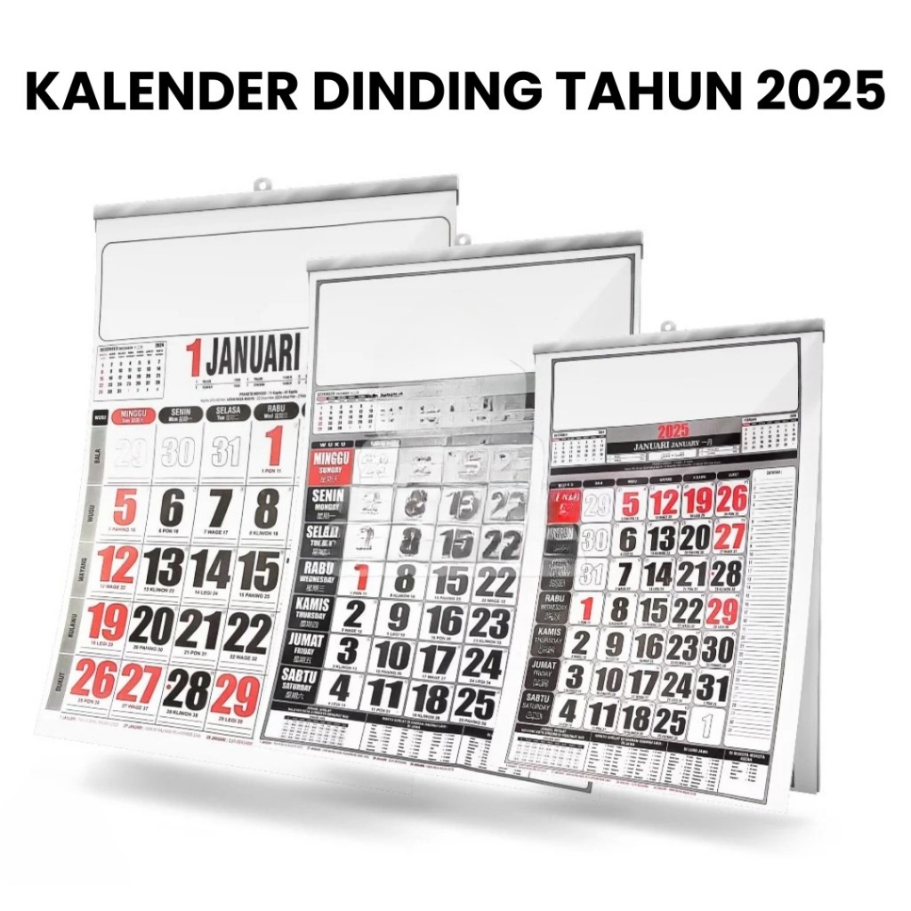 

PROMO BIG SELLER NEW Kalender Dinding Tahun 2025 HVS BESAR TANGGUNG KECIL Kalender 2025 Terbaru New