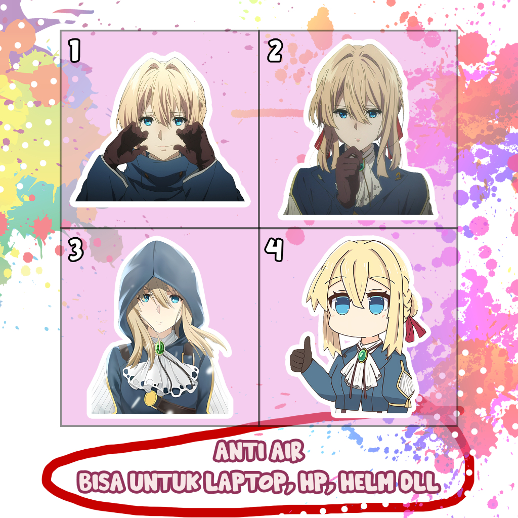 

Stiker Violet Evergarden, Sticker Lucu Murah