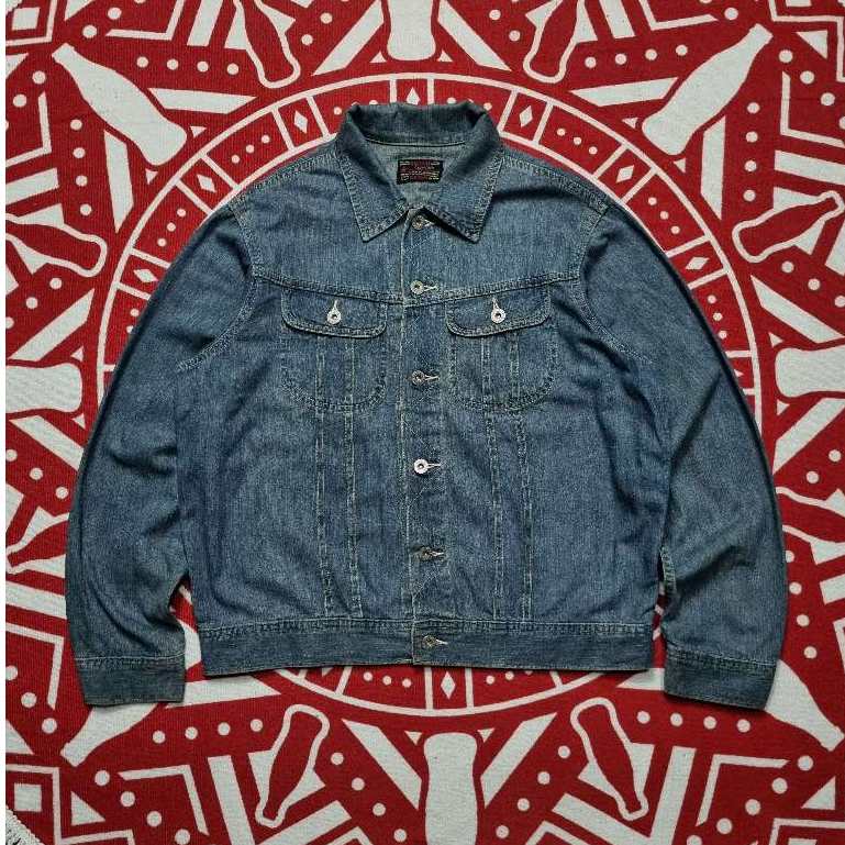 Jacket Denim bayleaf motif lee jeans