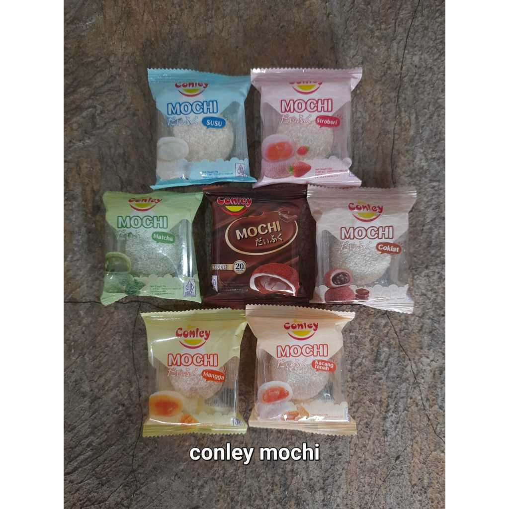 

ECERAN - CONLEY MOCHI VIRAL (1 SACHET) COKLAT / MANGGA / STRAWBERRY / SUSU / KACANG / MACHA / SUPER COKLAT