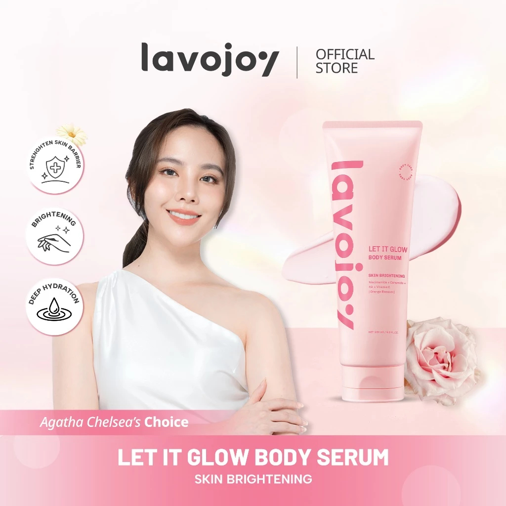 LVJ lavojoy Let It Glow Body Serum 180ml Skin Brightening Upgraded Version | Body Lotion