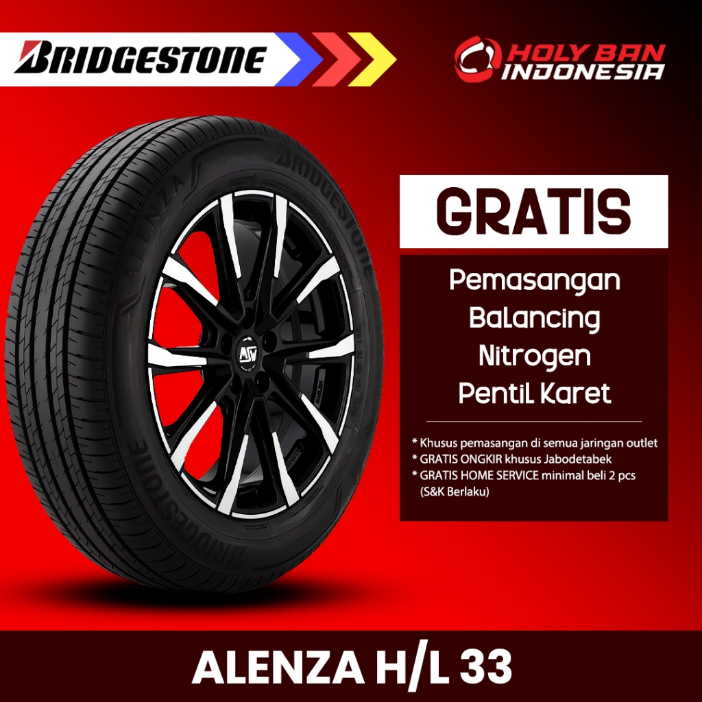 BRIDGESTONE 225/50 R18 95V ALENZA H/L 33