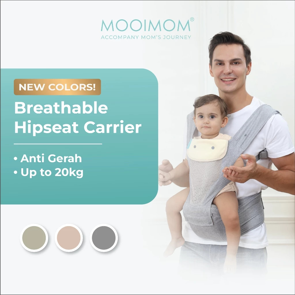 MOOIMOM - Breathable Hipseat Carrier MOOIMOM