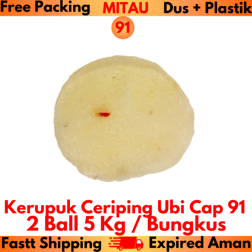

Ceriping Singkong 5Kg 2 Ball/Dus