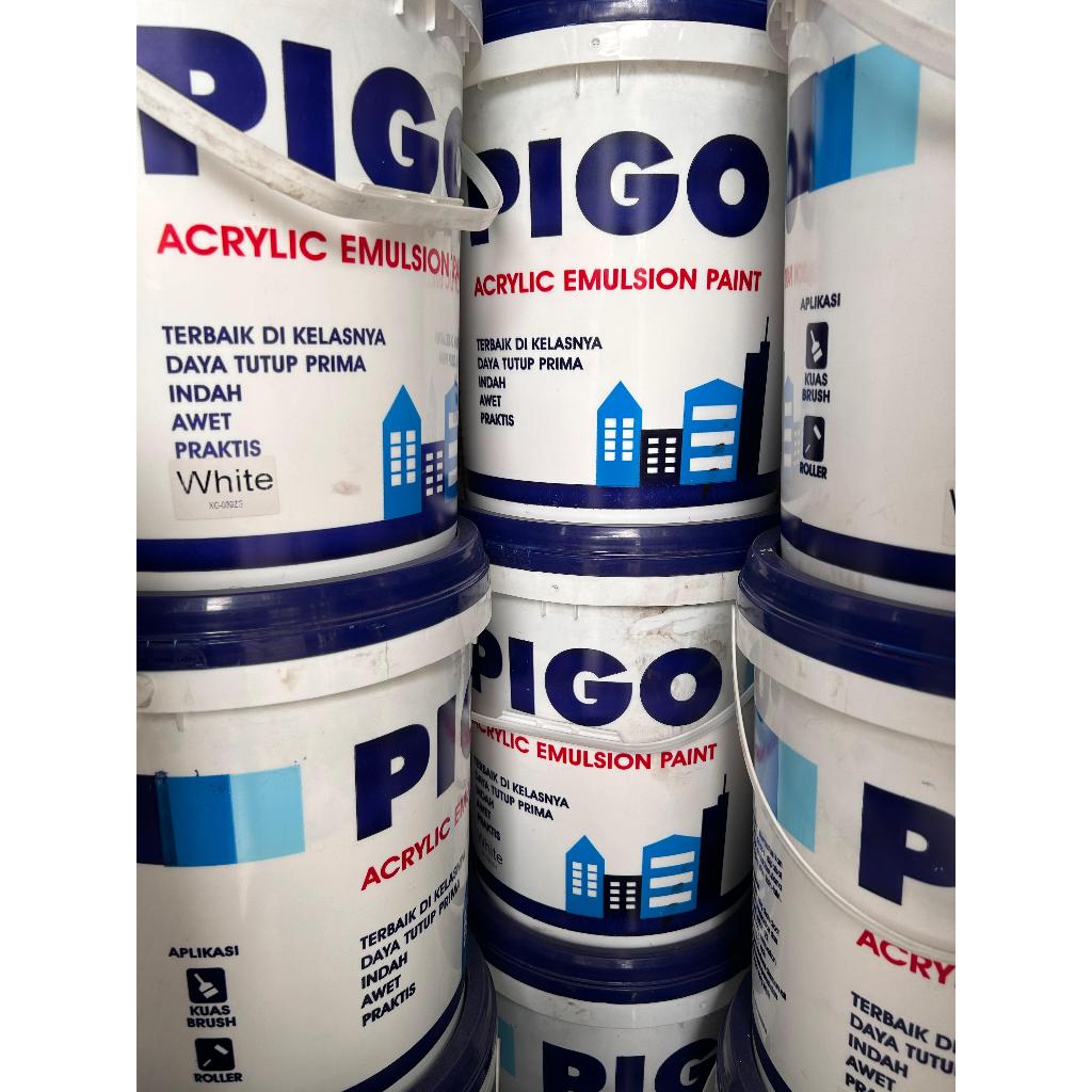 CAT TEMBOK MERK PIGO WARNA PUTIH 20 KG