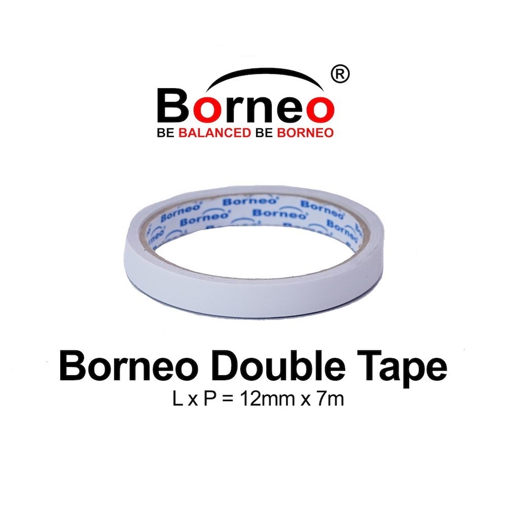 

Double Tape Core Biru 12MMx7M Borneo - Double Tape 1/2 Inch Borneo - Double Tape Borneo