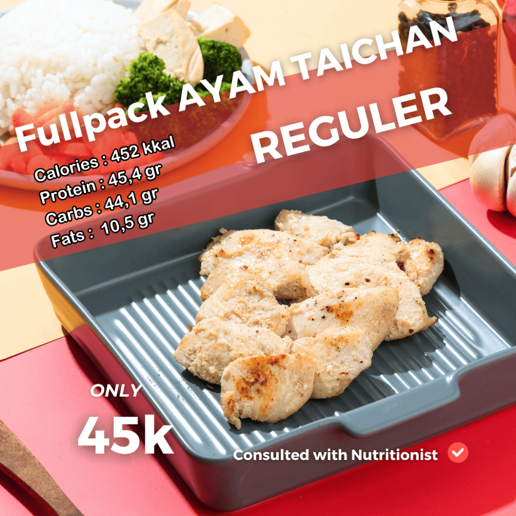

Ayam Taichan Tinggi Protein Spesial Easyfit