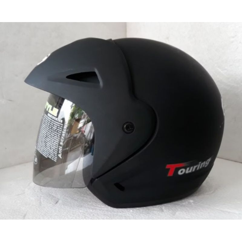 HELM BMC TOURING BLAK DOFF PULL WARNA