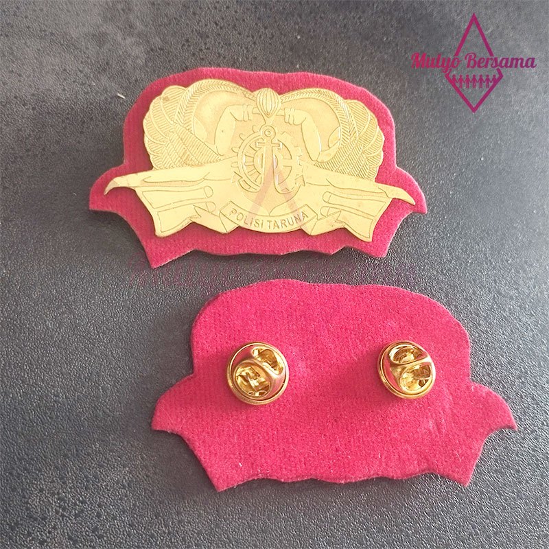 Pin Logo Polisi Taruna Pelayaran Pin Polisi Taruna Lencana Pin Bros Poltar - Mulyo Bersama