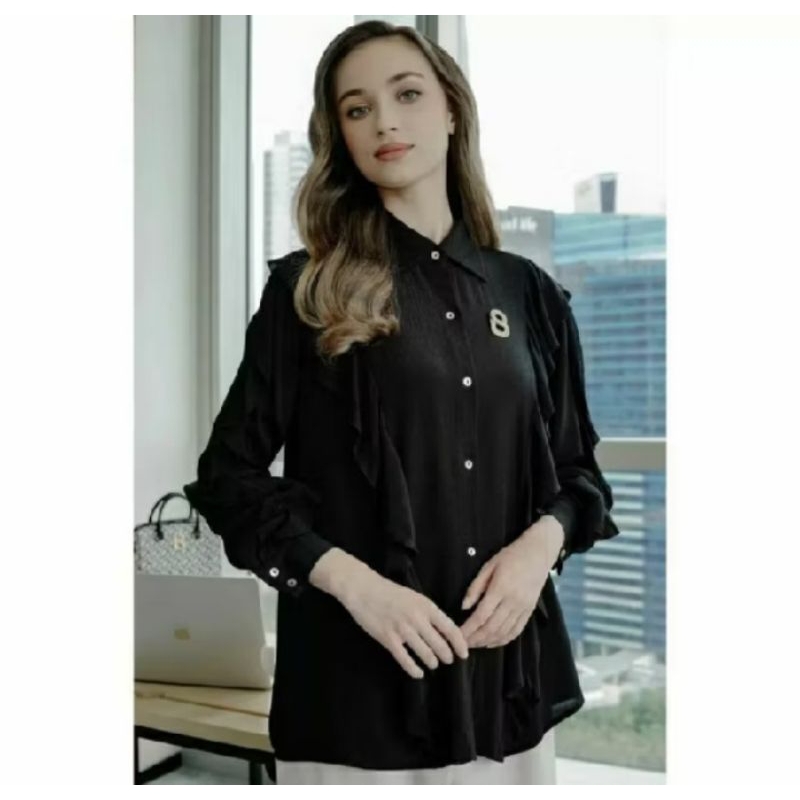 Benang Jarum - Ellen Shirt - Black