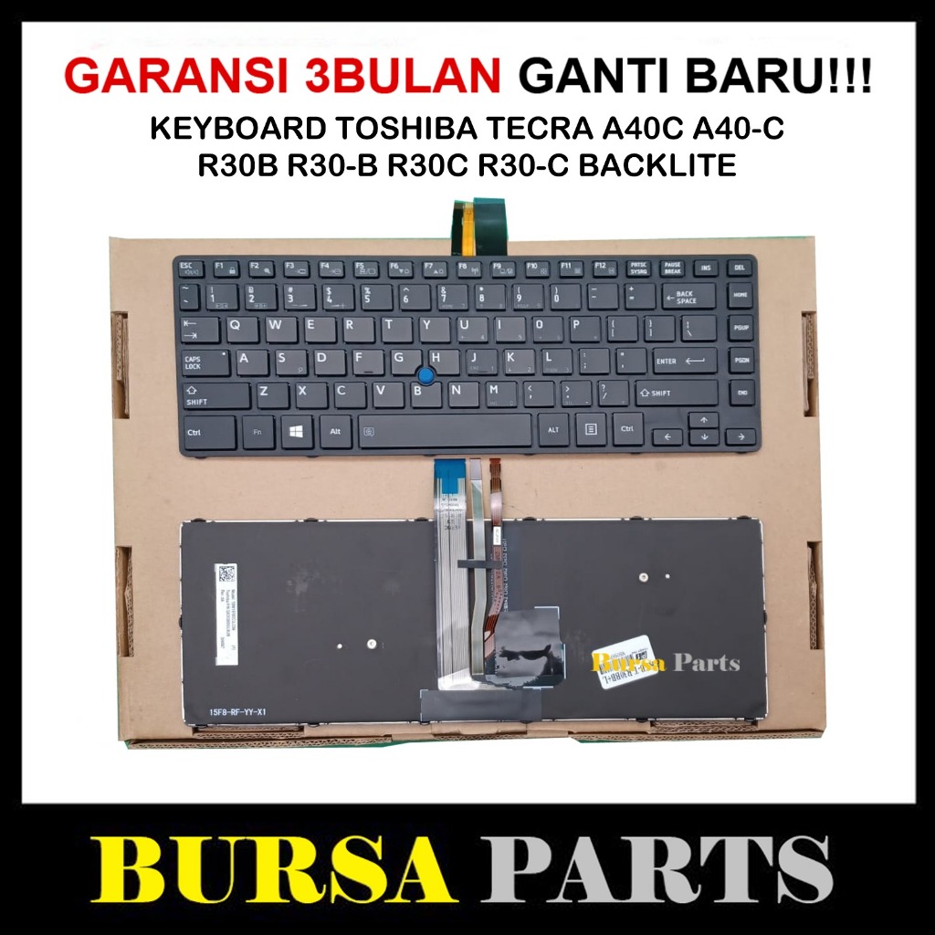 Keyboard Toshiba TECRA R30B R30-B R30C R30-C R40C R40-C Backlight