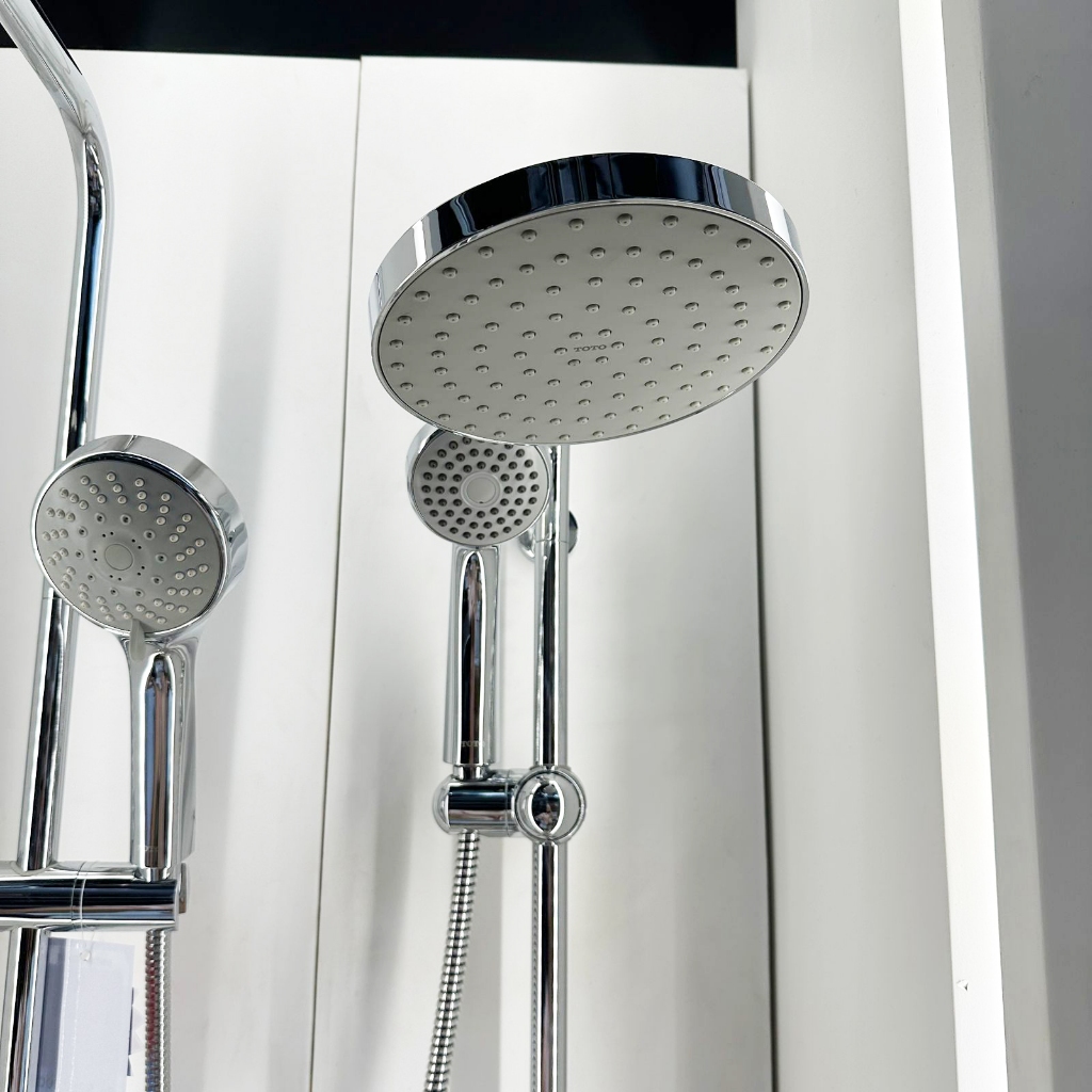 LAGI DISKON Shower Kolom Tiang TOTO 3 Way 2 Way / Shower Mandi Set Hitam Black Chrome Rosegold Gold