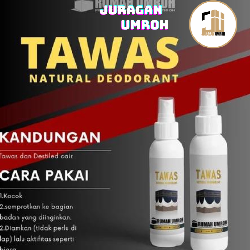 Tawas Spray Natural/Deodoran Organik penghilang bau Badan