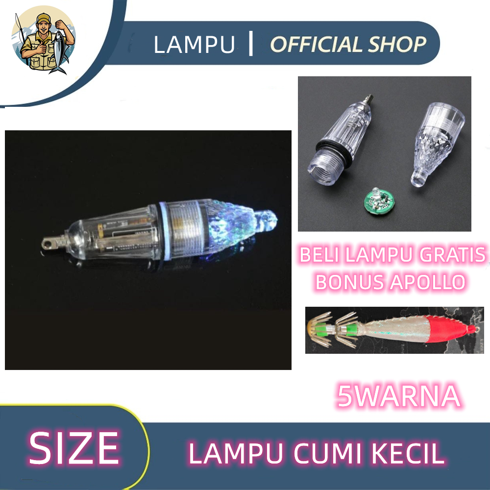 Lampu cumi kecil Umpan Pancing Dengan Lampu Led Untuk Menarik Perhatian Ikan