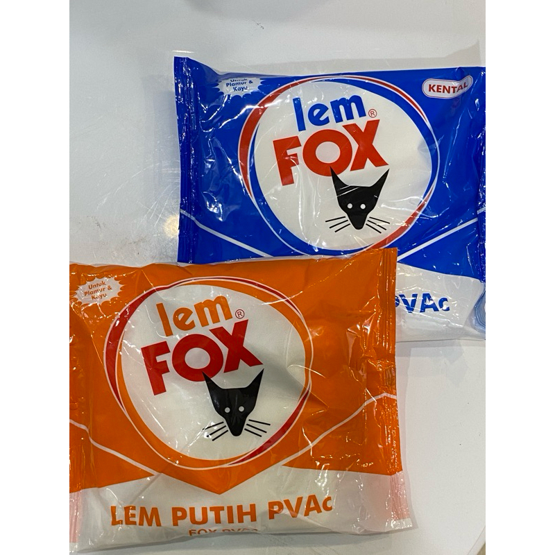 Lem Fox PVAc ,Lem Fox Kuning ,Lem kayu ,Lem kertas