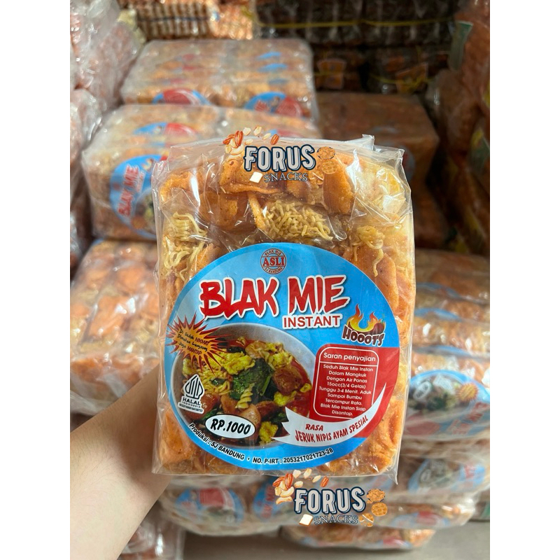 

BLAKMIE Instan // SNACK KEKINIAN MIE KREMES GURIH NIKMAT MURAH 1 PAK ISI 12 PCS