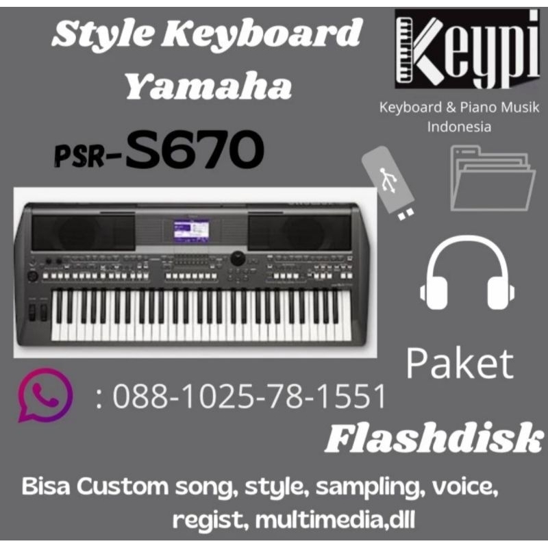 Style Keyboard Yamaha PSR S670