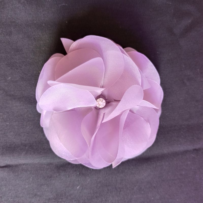 FEBRU Dance Accessories | Aksesoris Bunga Tangan Organza | Bunga Corsage | Line Dance Dansa Salsa Ba